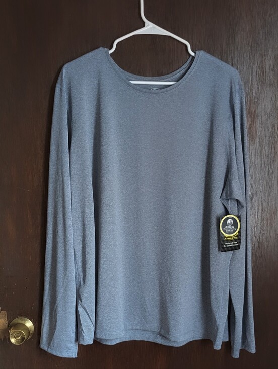 Athletic Works Tops - Dri Fit Gray Long Sleeve Athletic Tee